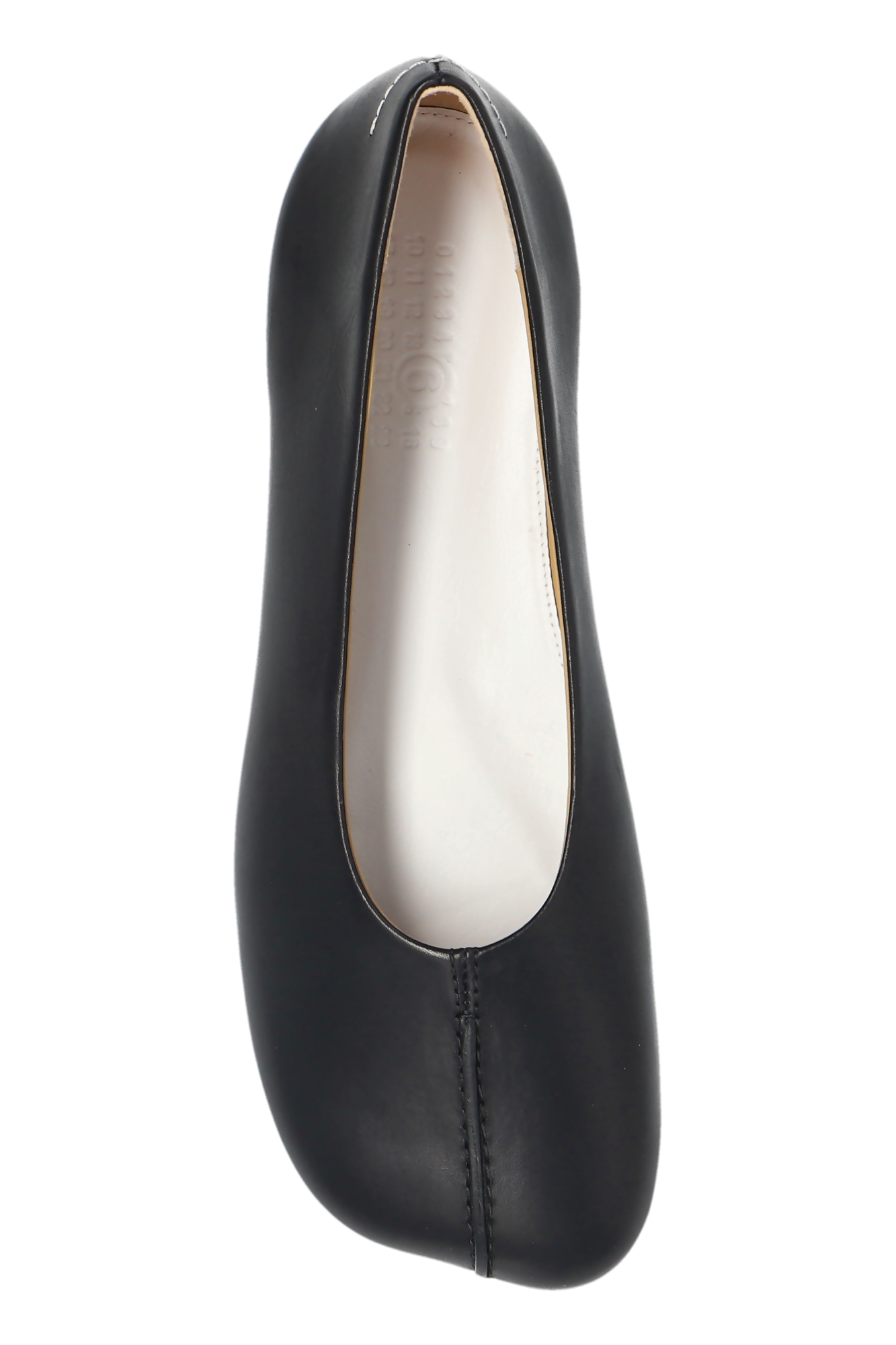 フラットシューズ Ballerinas - MM6 Maison Margiela - Leather - Black 18379379_40237664_600.jpg